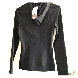 NWT Stella McCartney Adidas Workout top hooded